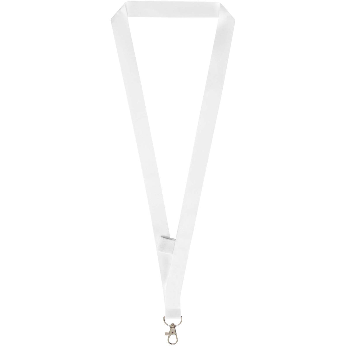 Neve Sublimation Lanyard für mit Loop – Weiss