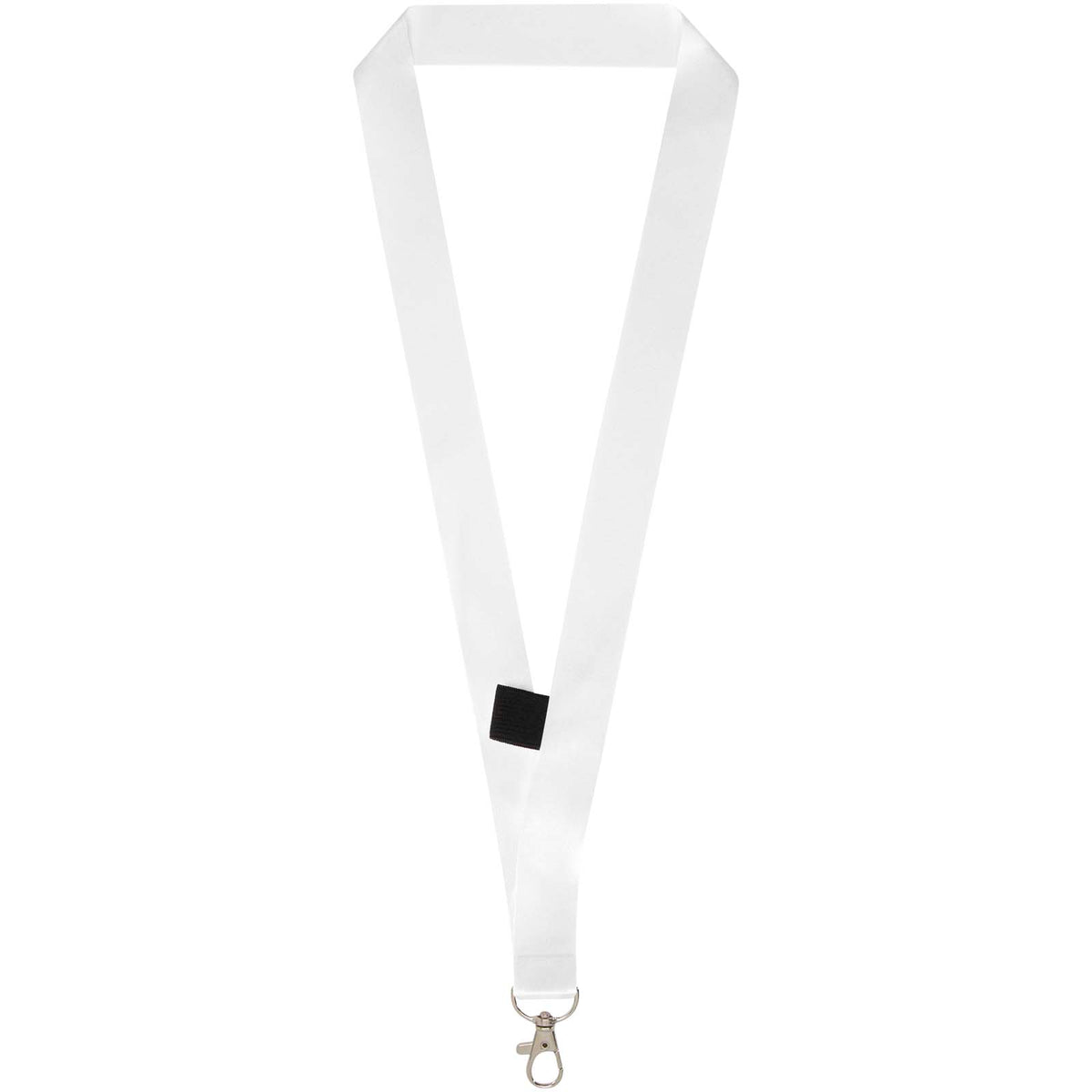 Neve Sublimation Lanyard für mit Loop – Schwarz / Weiss