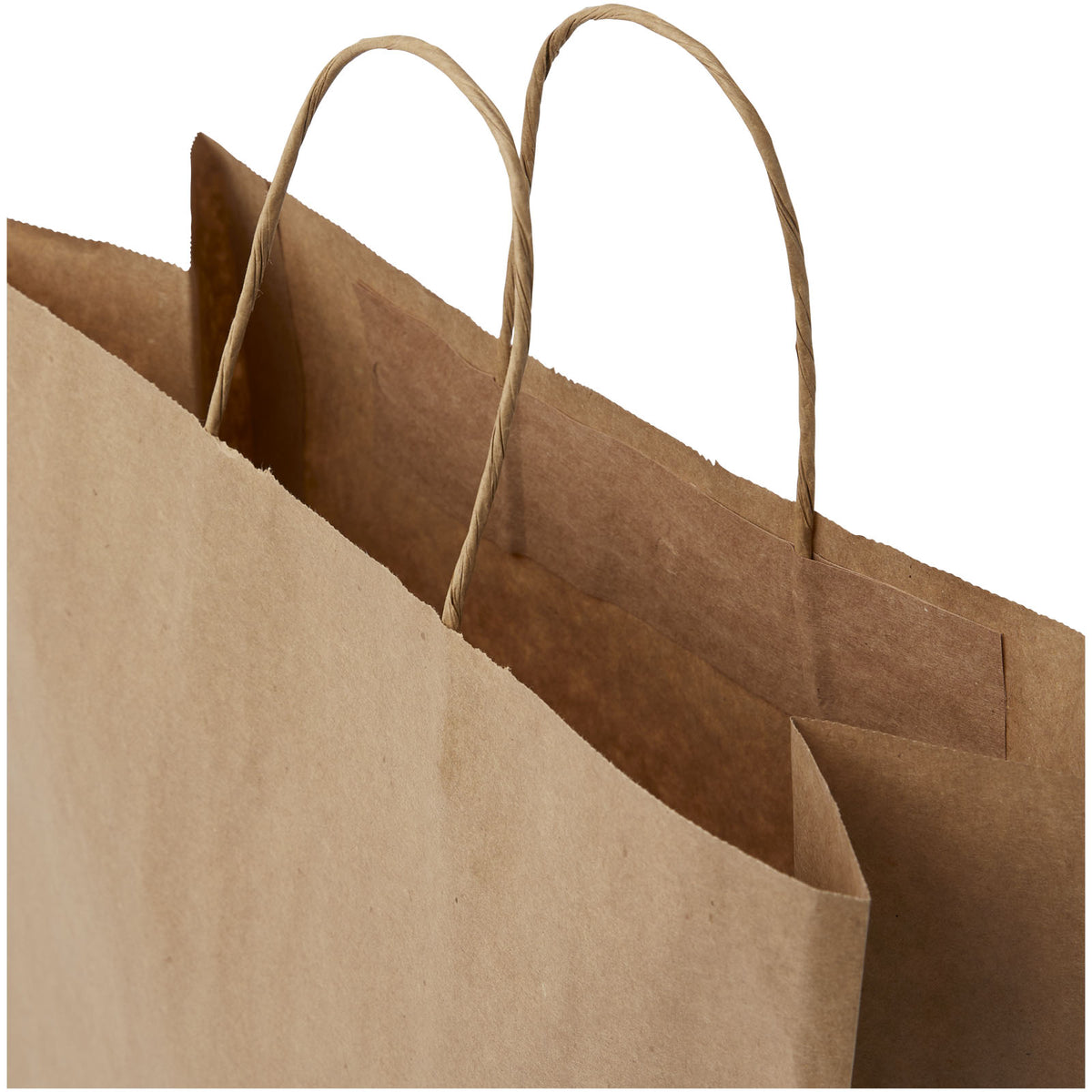 Kraftpapiertasche 80 90 g/m² mit gedrehten Griffen, 32 × 12 × 40 cm – Kraftpapier