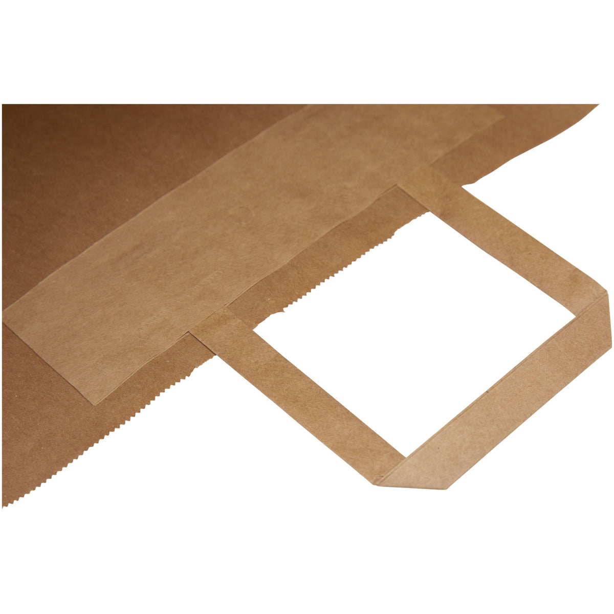 Kraftpapiertasche 80 90 g/m² mit flachen Griffen, 32 × 12 × 40 cm – Kraftpapier