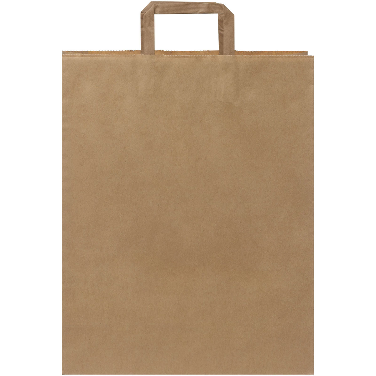 Kraftpapiertasche 80 90 g/m² mit flachen Griffen, 32 × 12 × 40 cm – Kraftpapier