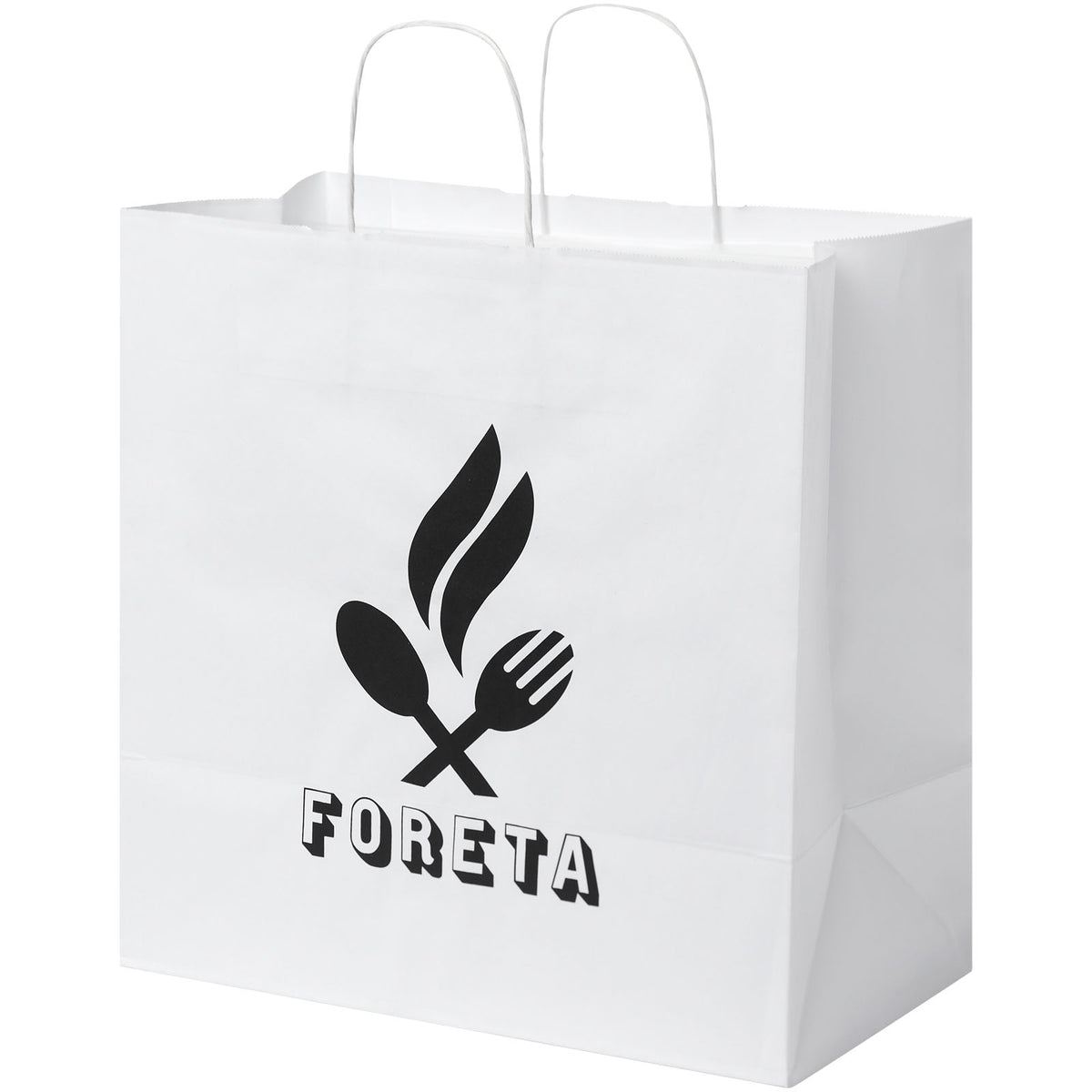 Kraftpapiertasche 80 90 g/m² mit gedrehten Griffen, 34 × 20 × 35 cm