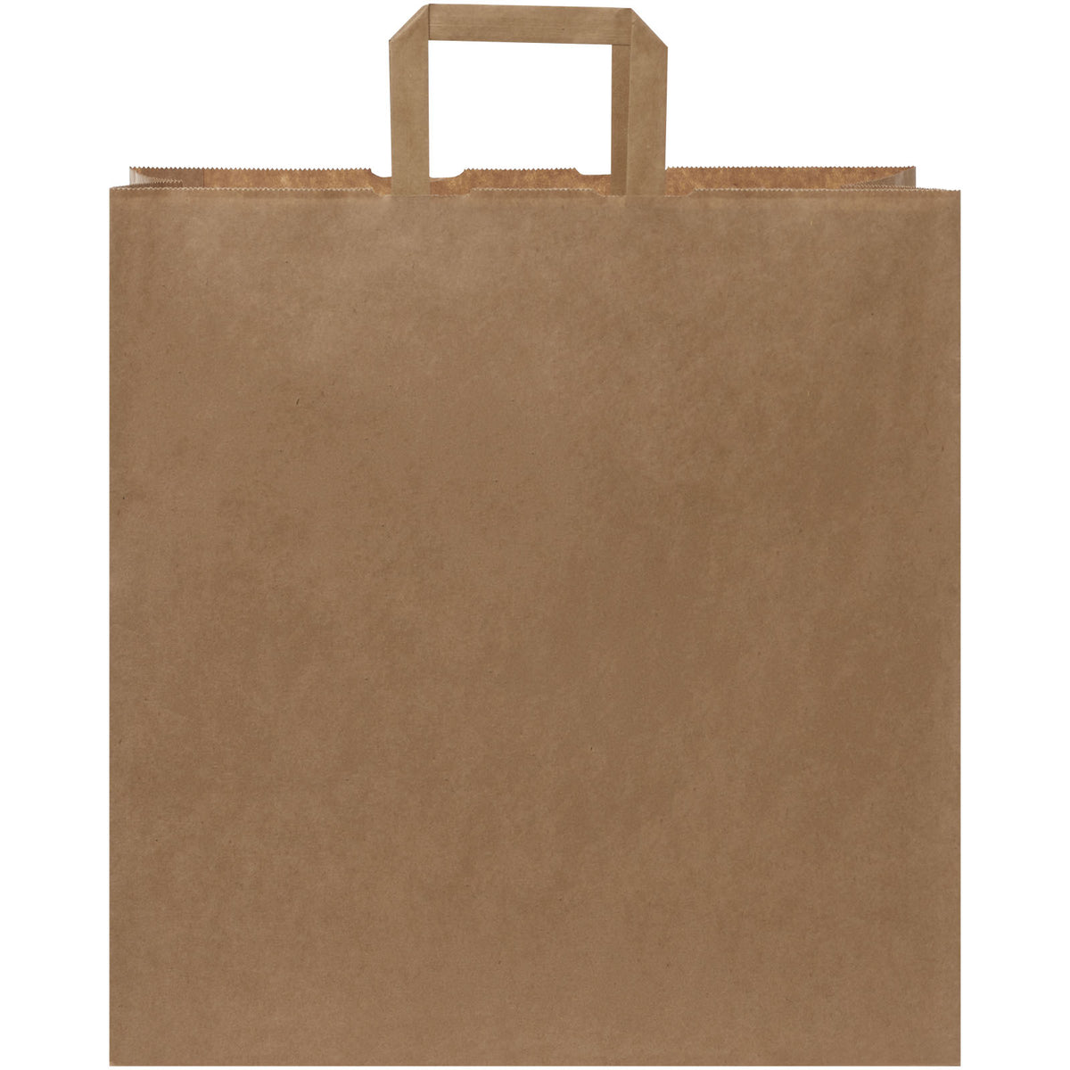 Kraftpapiertasche 80 90 g/m² mit flachen Griffen, 34 × 20 × 35 cm – Kraftpapier