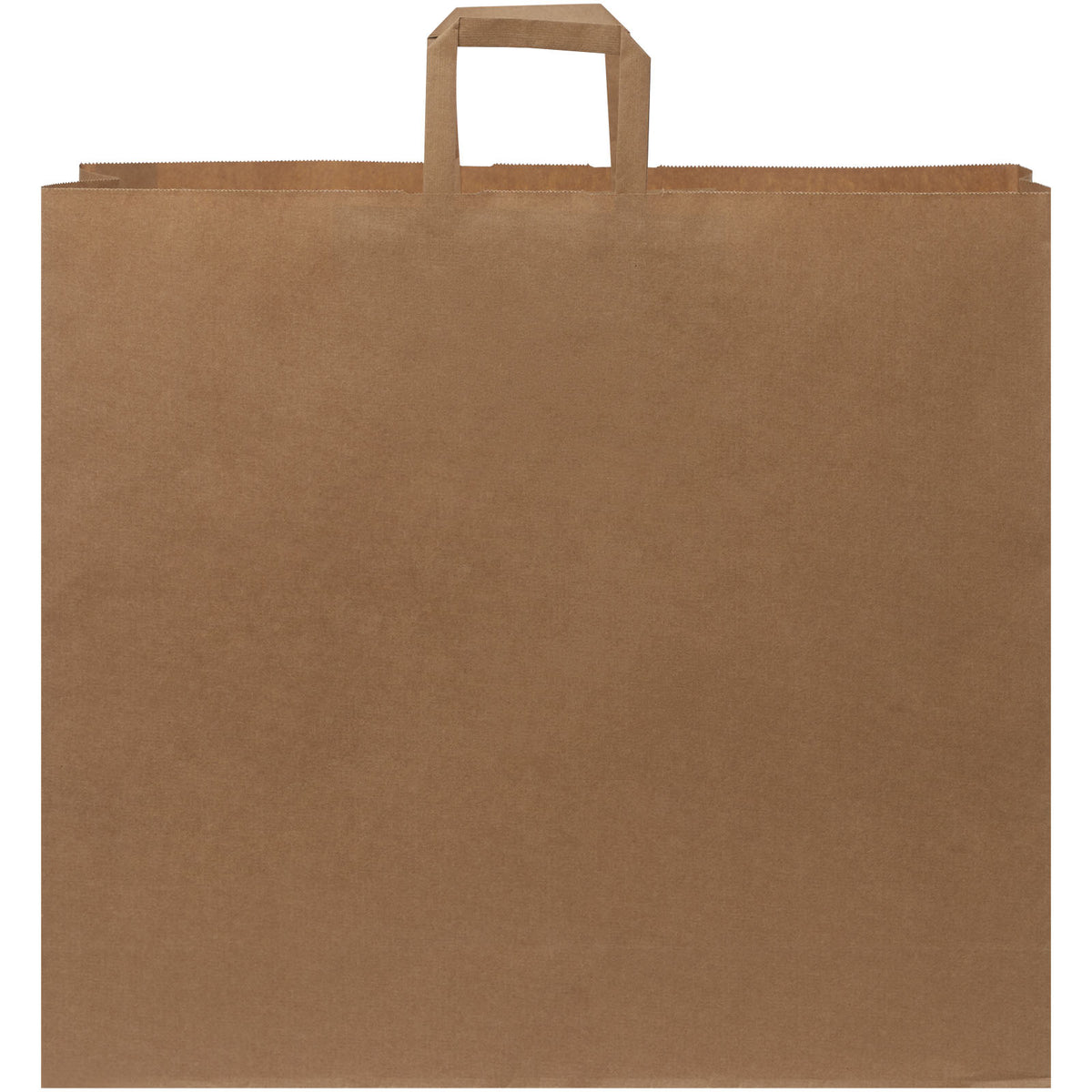 Kraftpapiertasche 90 100 g/m² mit flachen Griffen, 49,5 × 14 × 44 cm – Kraftpapier