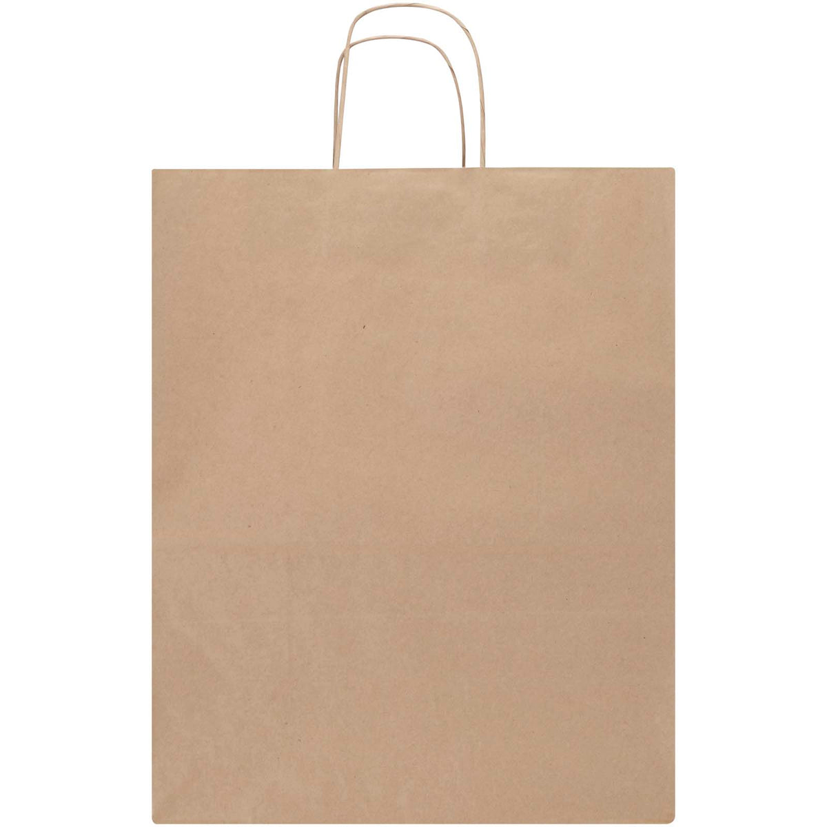Kraft 80–90 g/m² Papiertasche mit Kordelgriffen, 32 × 17 × 39 cm – Kraftpapier