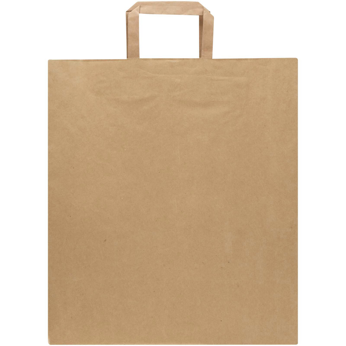 Kraft 80–90 g/m² Papiertasche mit flachen Griffen, 32 × 17 × 39 cm – Kraftpapier