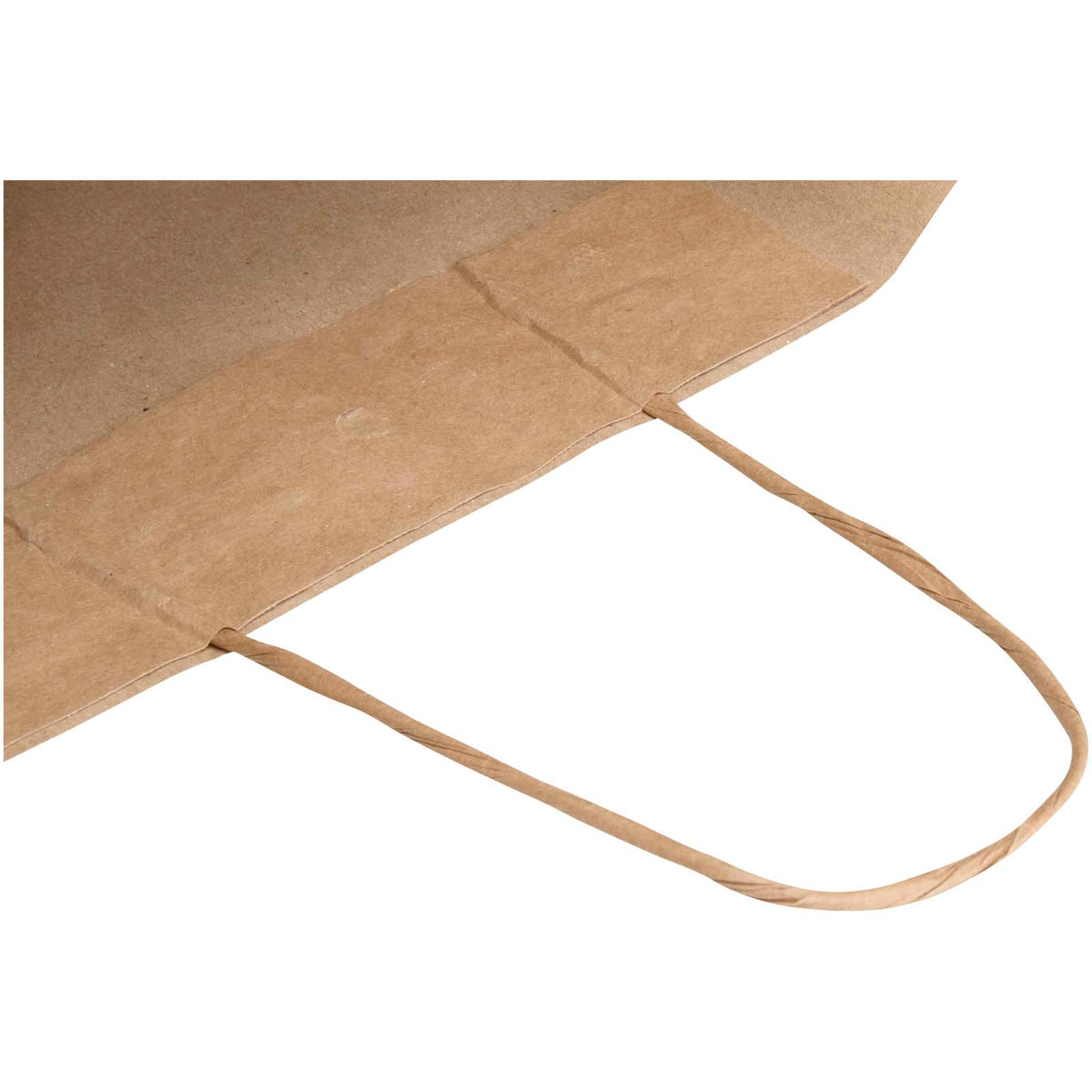 Kraft 80–90 g/m² Papiertasche mit Kordelgriffen, 25 × 15 × 32 cm – Kraftpapier