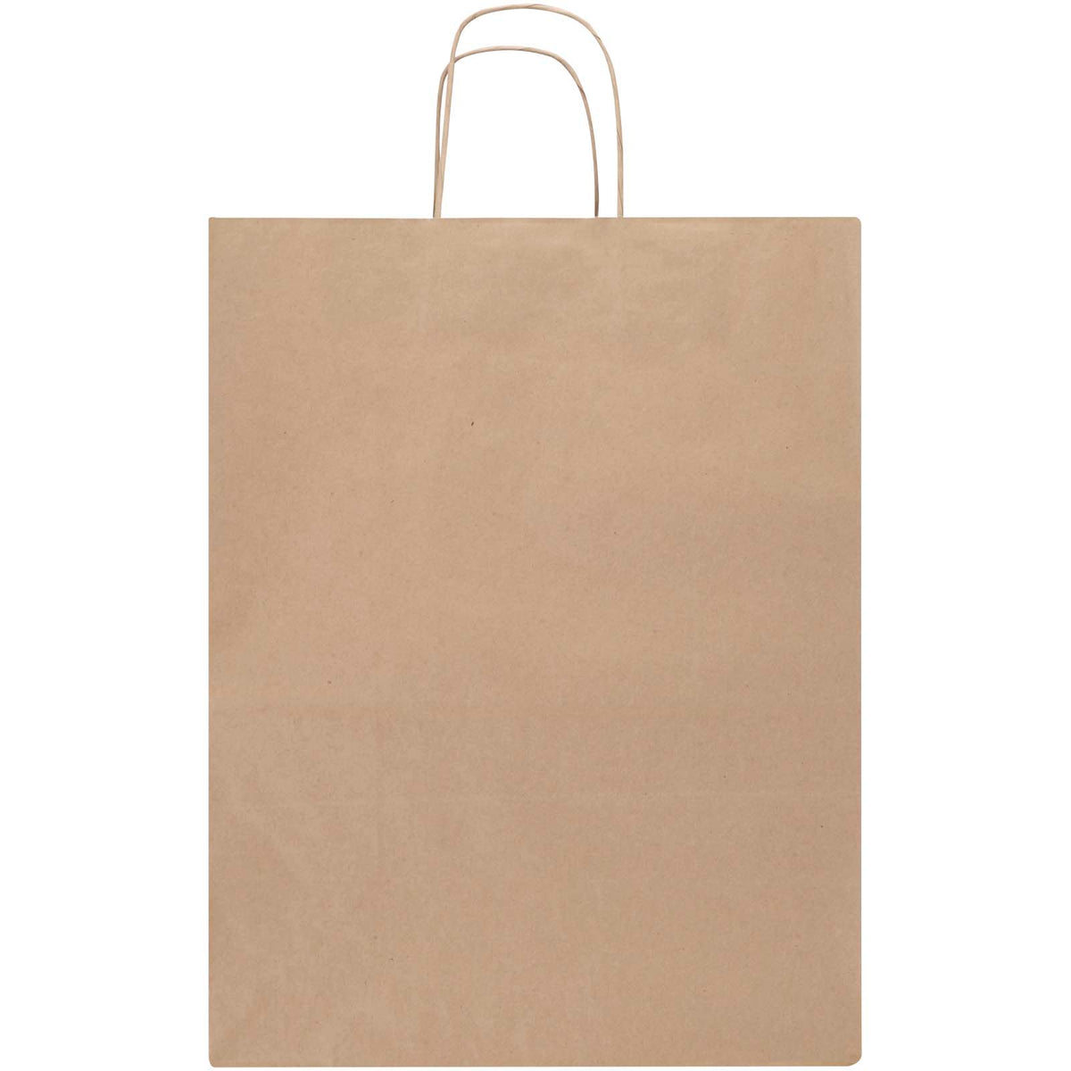 Kraft 80–90 g/m² Papiertasche mit Kordelgriffen, 25 × 15 × 32 cm – Kraftpapier