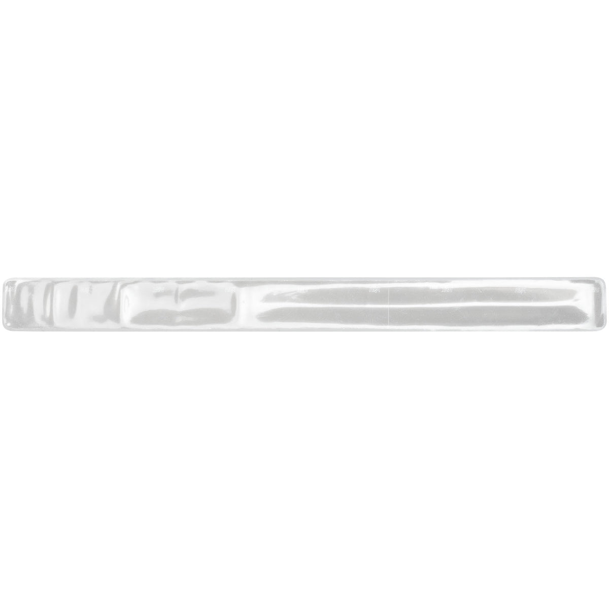 RFX™ 34 cm reflektierendes PVC Schnapparmband – Weiss