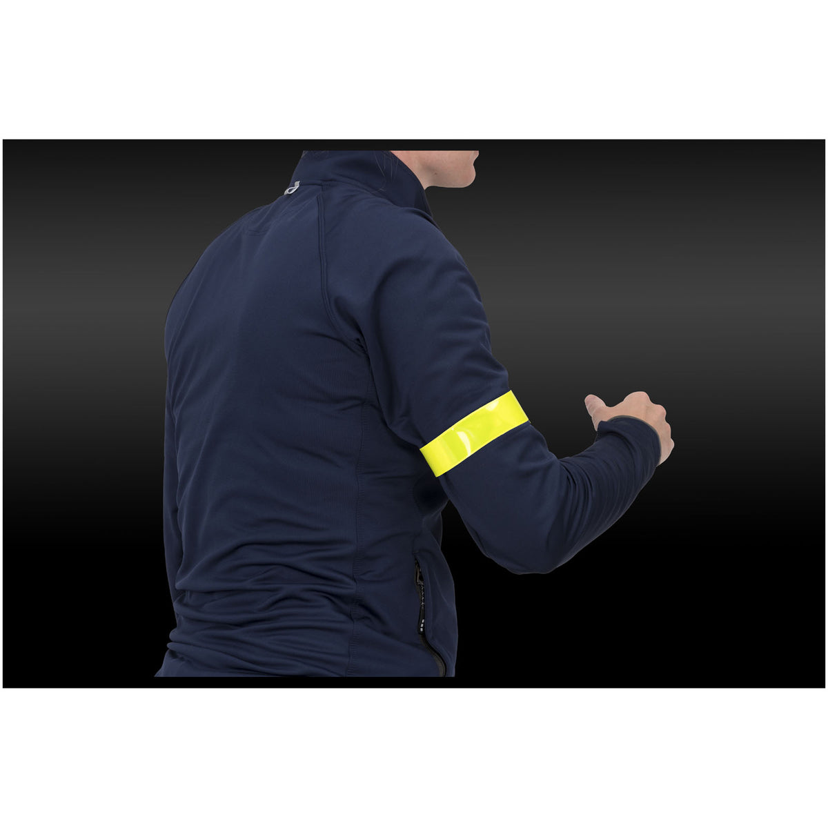 RFX™ 34 cm reflektierendes PVC Schnapparmband – Neongelb