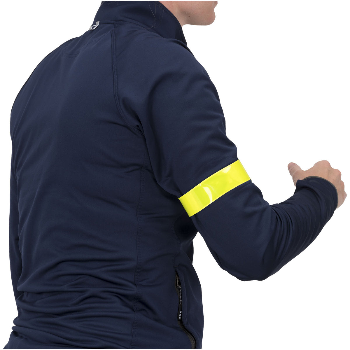 RFX™ 44 cm reflektierendes Sicherheits Schnapparmband aus PVC – Neongelb