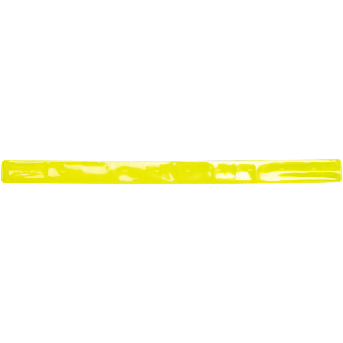 RFX™ 44 cm reflektierendes Sicherheits Schnapparmband aus PVC – Neongelb