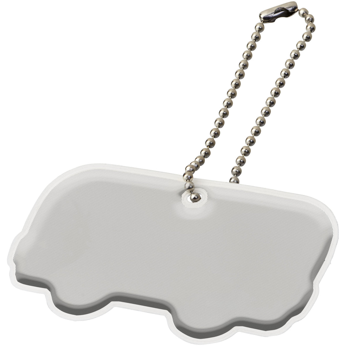 Reflektierender Anhänger in Busform
