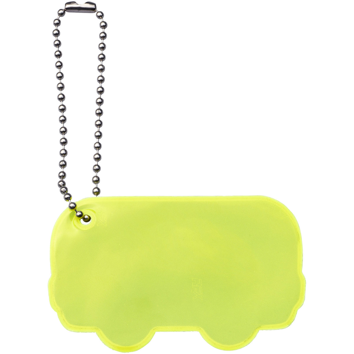 Reflektierender Anhänger in Busform – Neongelb