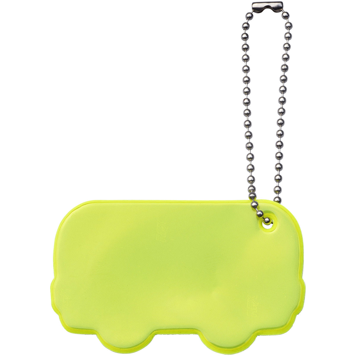 Reflektierender Anhänger in Busform – Neongelb