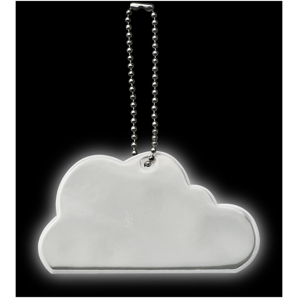 RFX™ H 12 Reflektierender Anhänger in Wolkenform – Weiss