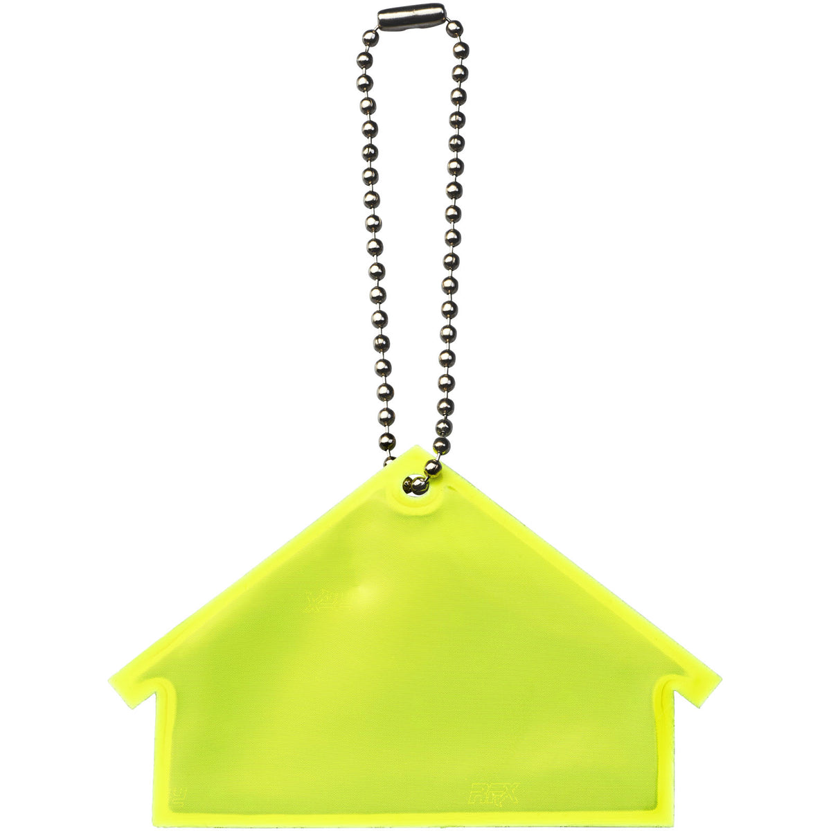 RFX™ H 12 Reflektierende Anhänger in Form eines Hauses – Neongelb