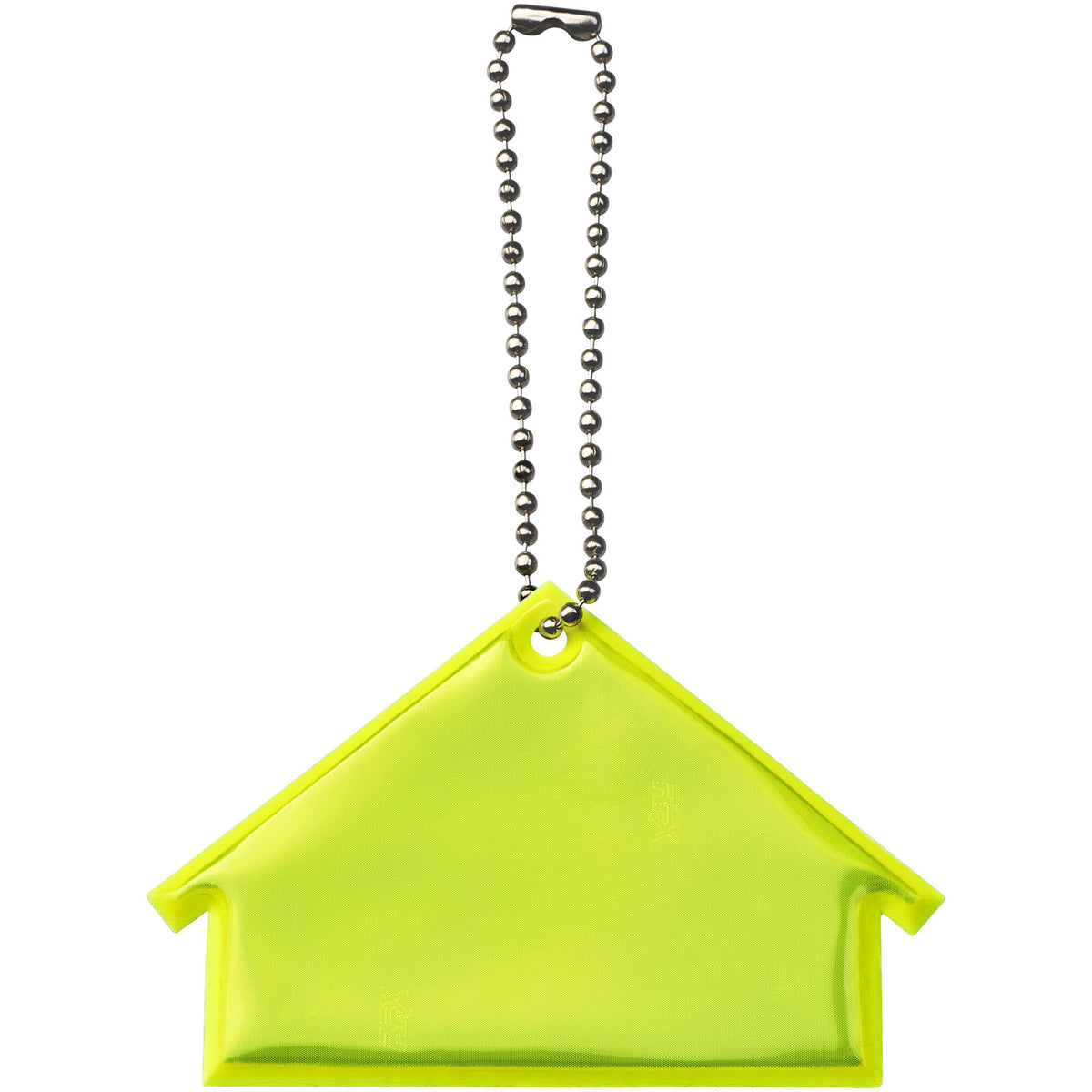 RFX™ H 12 Reflektierende Anhänger in Form eines Hauses – Neongelb