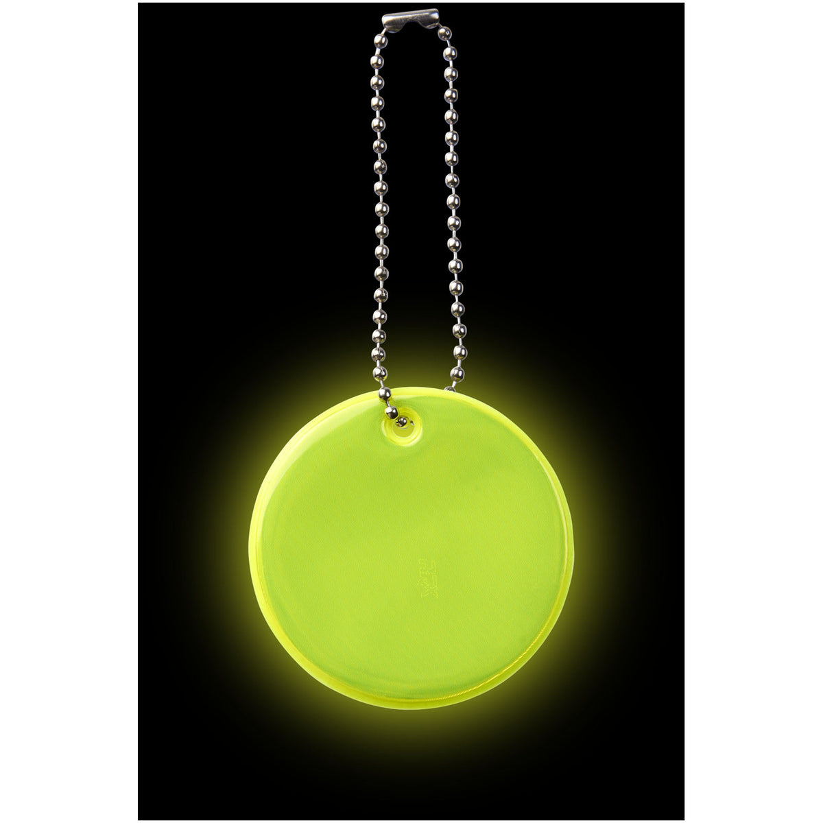 RFX™ H 16 Reflektierender, kleiner, runder Anhänger – Neongelb