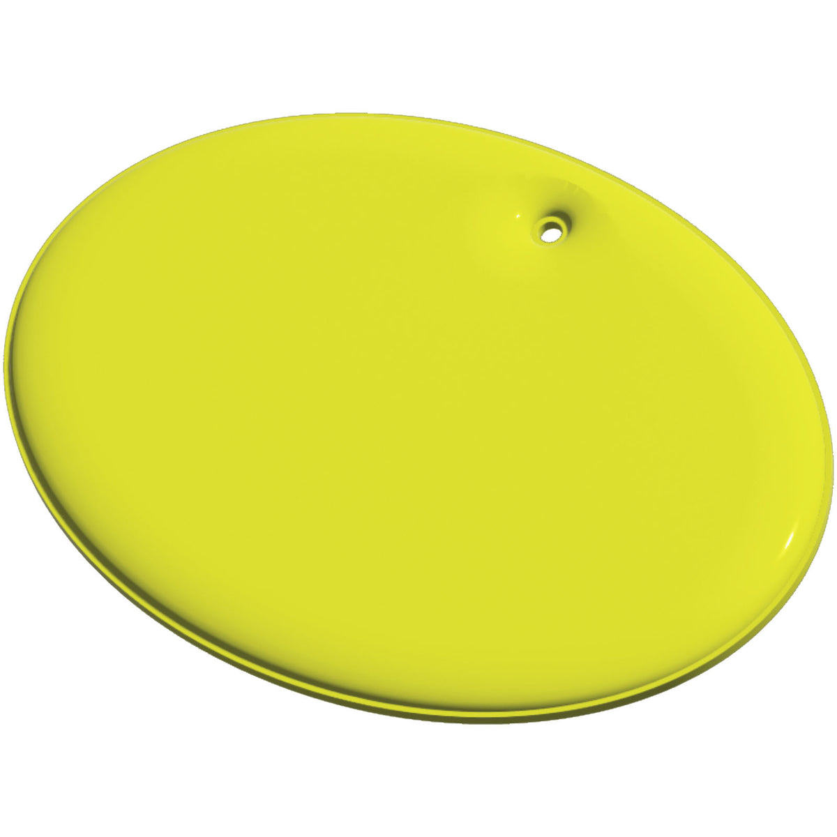 RFX™ H 12 Reflektierender, großer, runder Anhänger – Neongelb