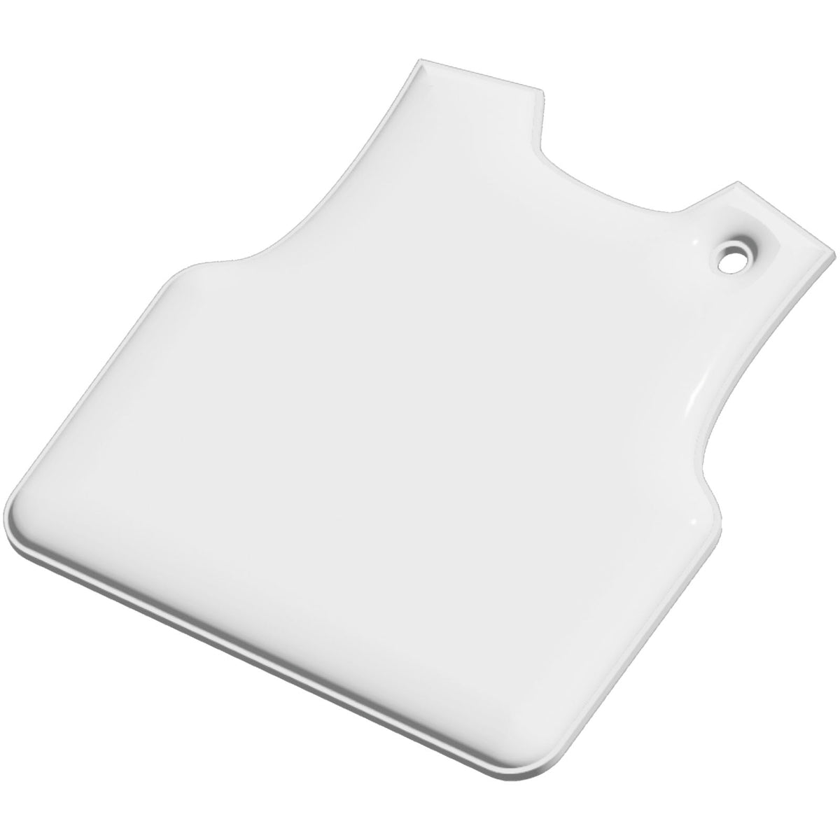 RFX™ H 16 Reflektierender Anhänger in Form einer Weste – Weiss