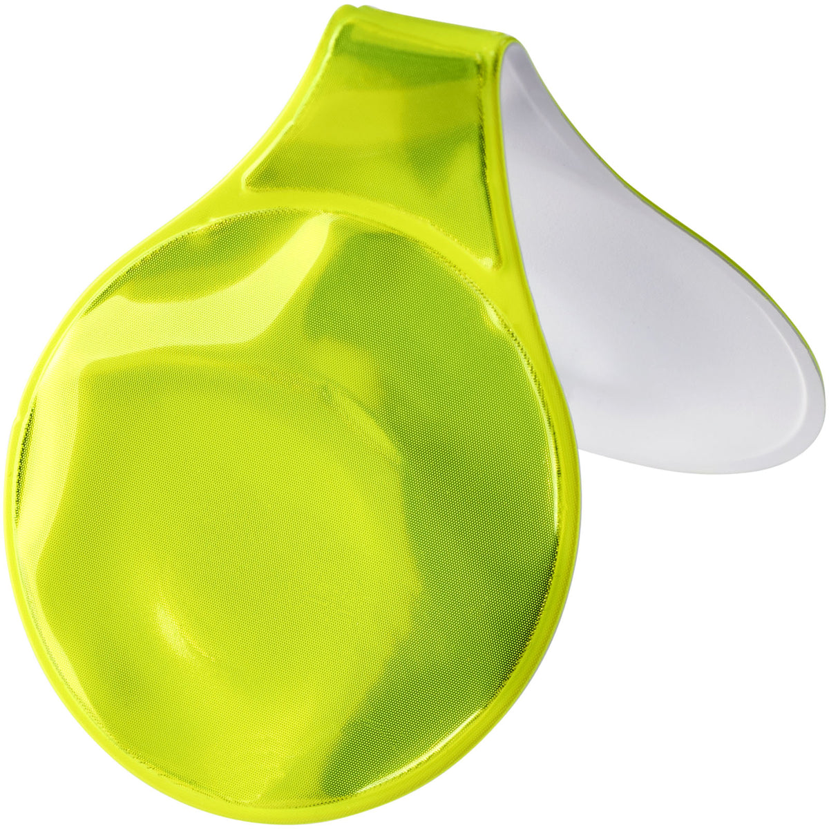 RFX™ M 10 Runder, reflektierender PVC Magnet, klein – Neongelb