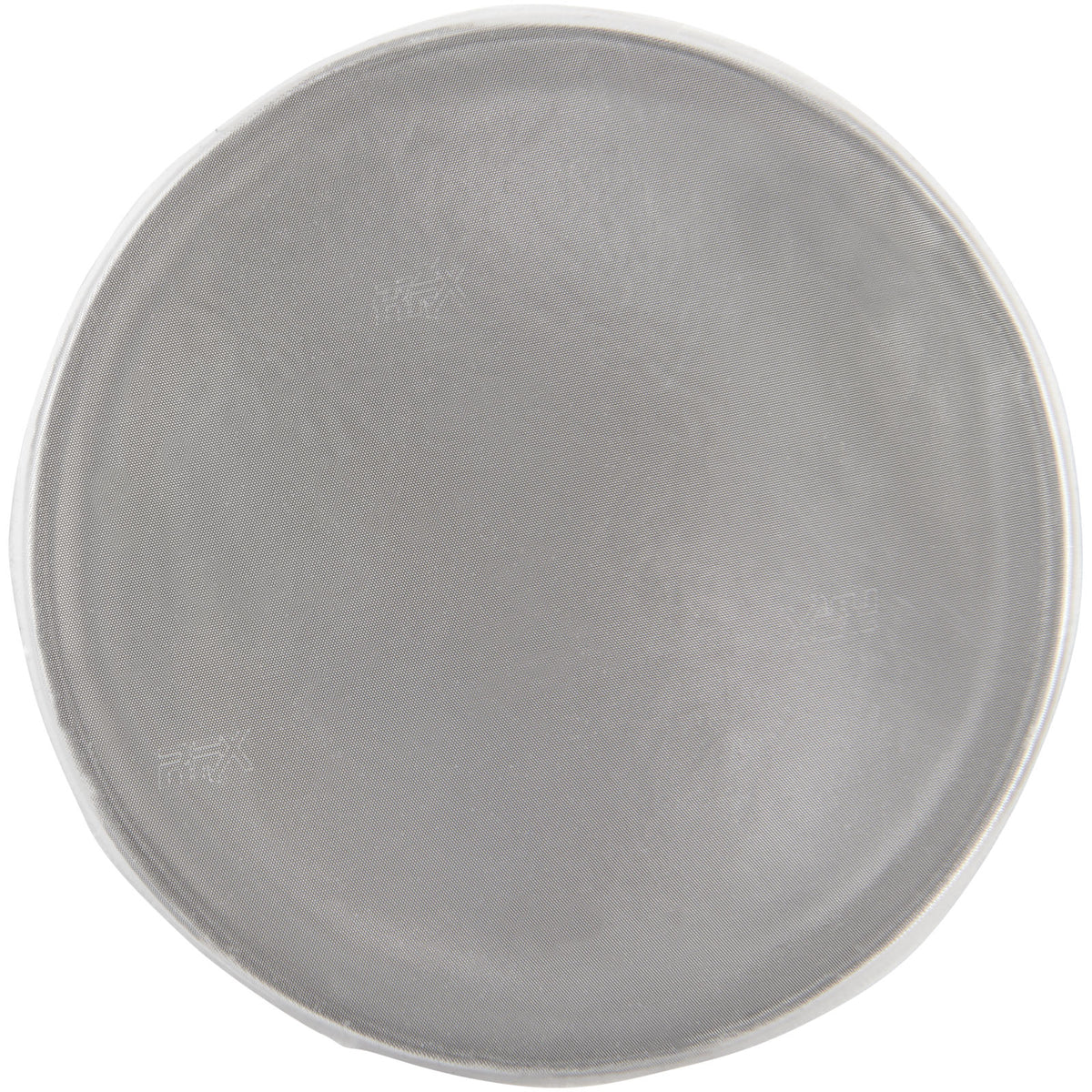 RFX™ S 09 Reflektierender, runder, mittelgroßer PVC Aufkleber – Weiss