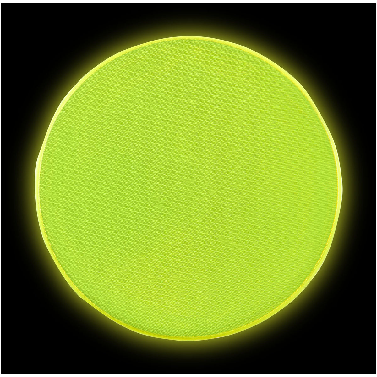 RFX™ S 09 Reflektierender, runder, mittelgroßer PVC Aufkleber – Neongelb