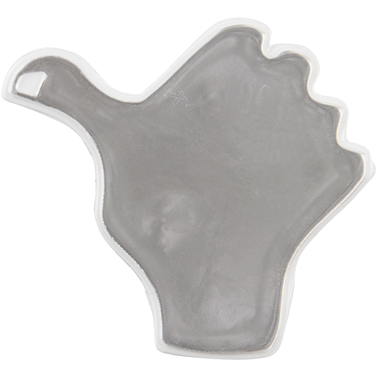 RFX™ S 12 Reflektierender Daumen PVC Aufkleber – Weiss