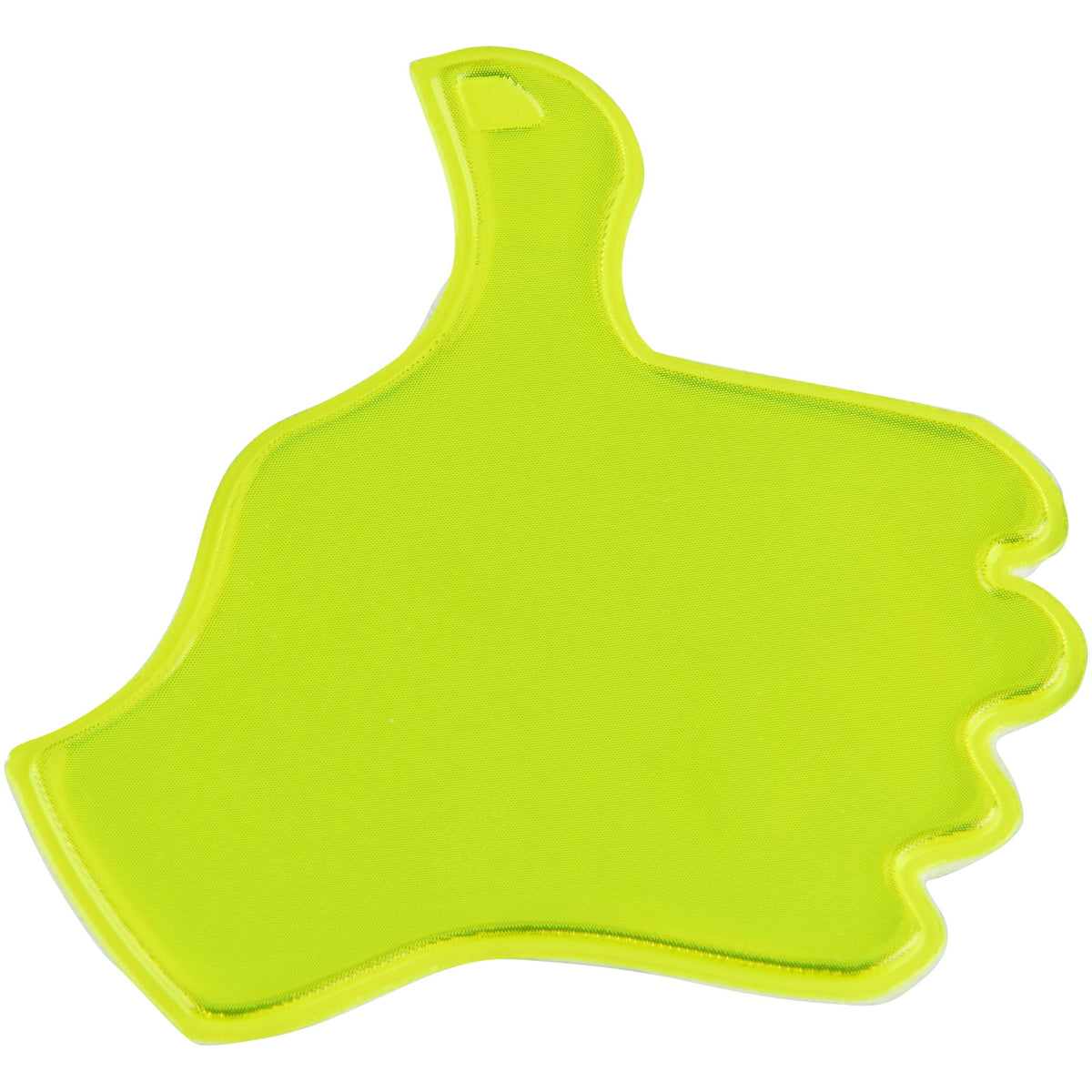 RFX™ S 12 Reflektierender Daumen PVC Aufkleber – Neongelb