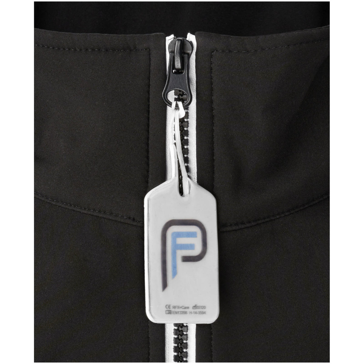 RFX™ H 14 Reflektierender Zipper – Weiss