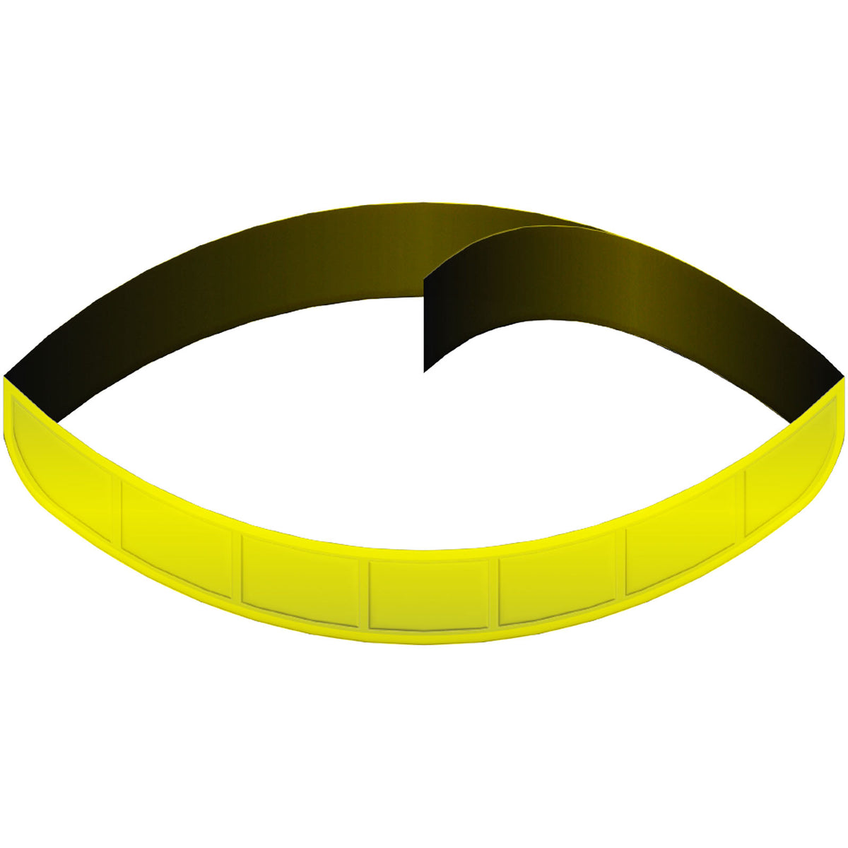 RFX™ 40 cm reflektierendes PVC Band für Haustiere – Neongelb