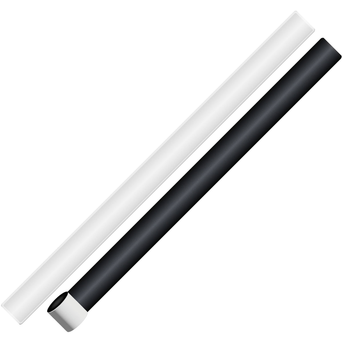 RFX™ 44 cm reflektierendes TPU Schnapparmband – Weiss