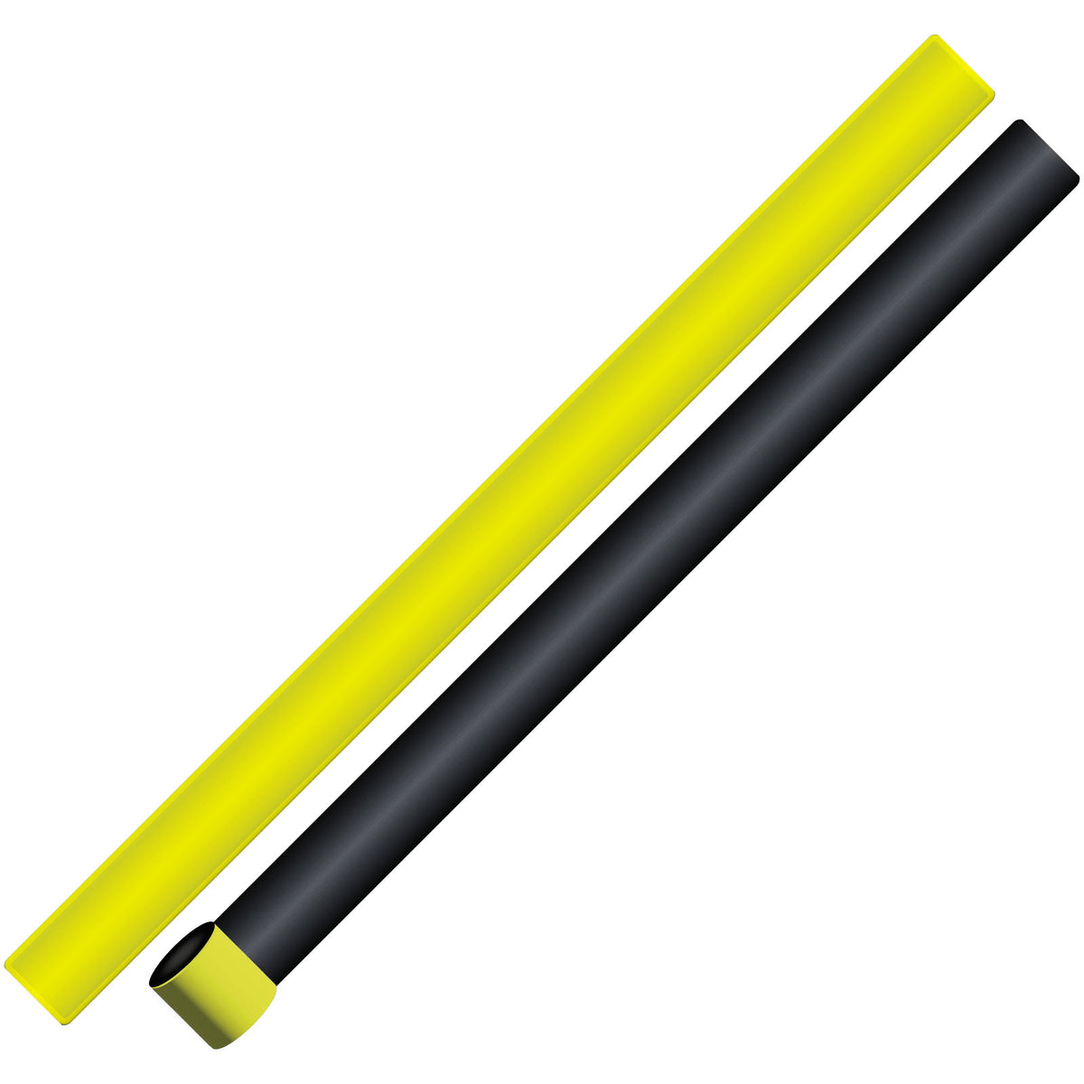 RFX™ 44 cm reflektierendes TPU Schnapparmband – Neongelb