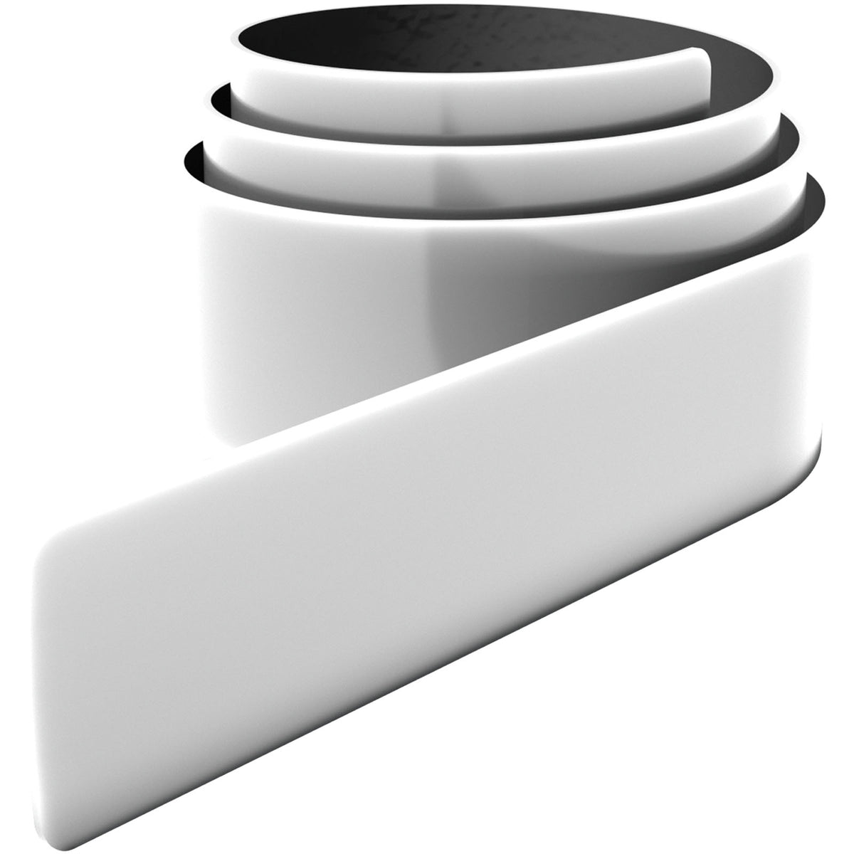 RFX™ 38 cm reflektierendes TPU Schnapparmband – Weiss