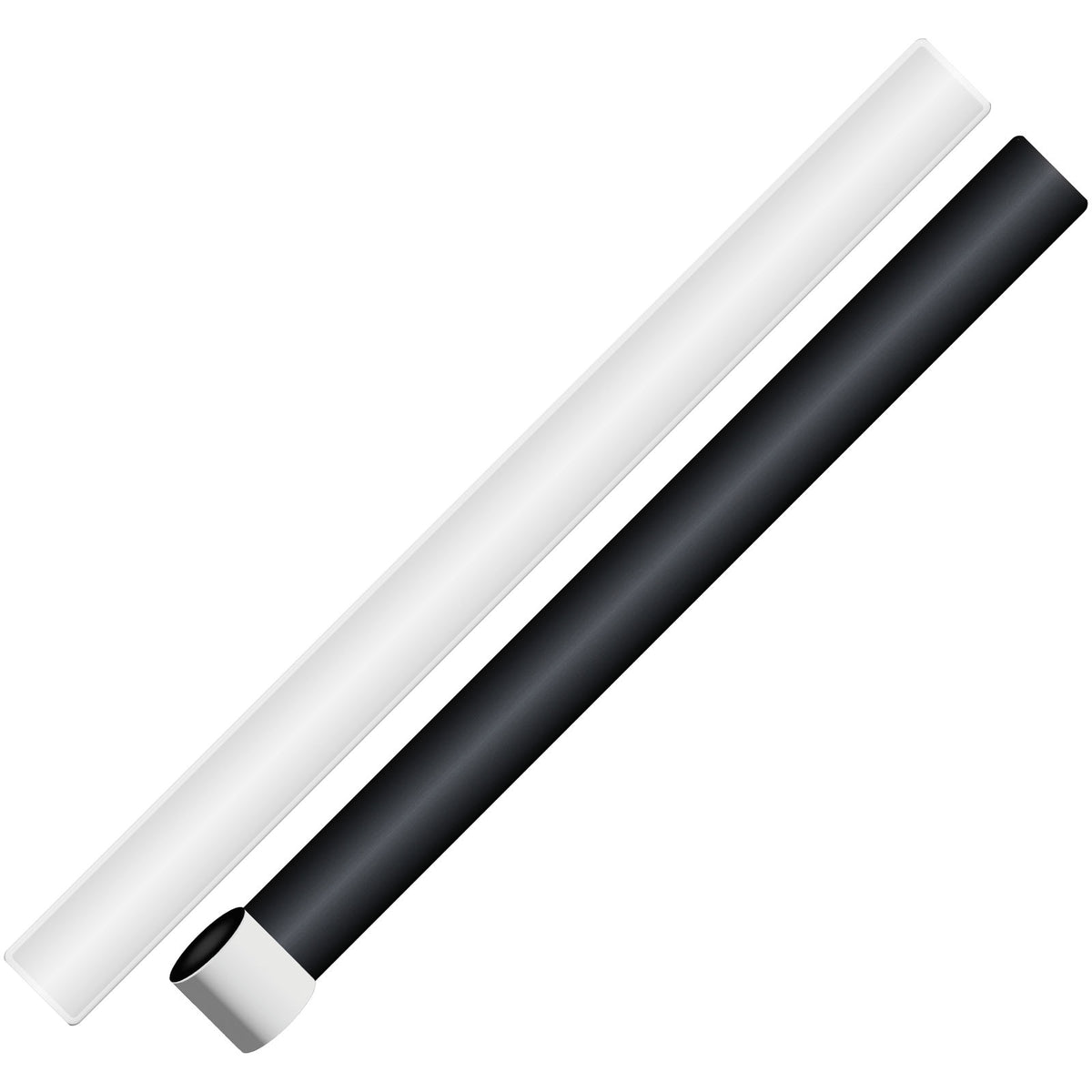 RFX™ 38 cm reflektierendes TPU Schnapparmband – Weiss