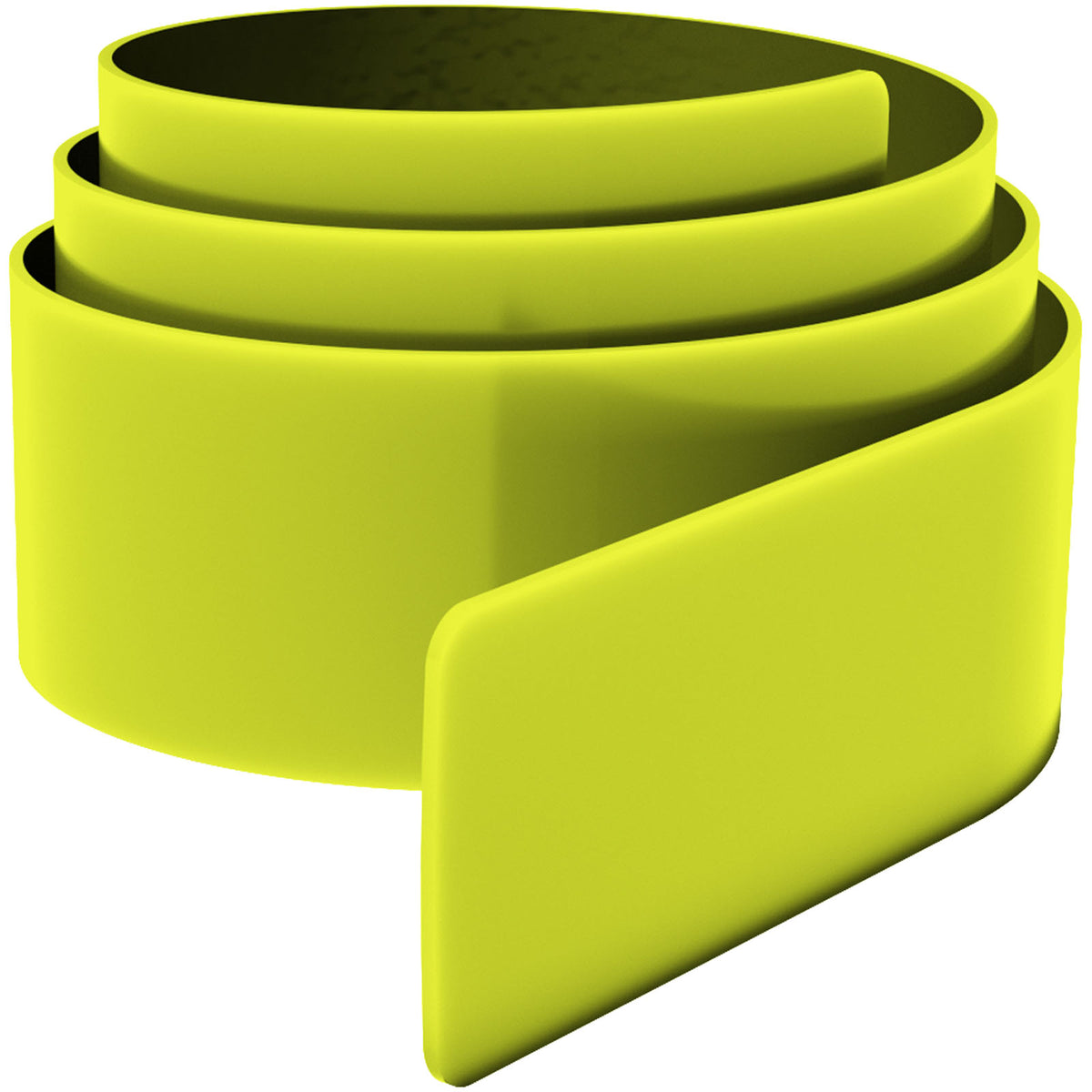 RFX™ 34 cm reflektierendes TPU Schnapparmband – Neongelb