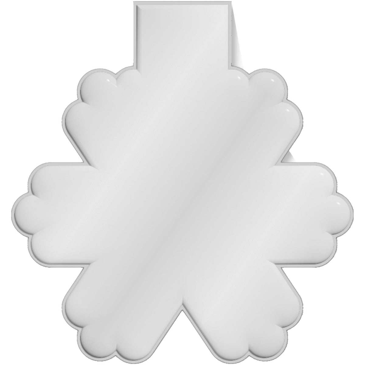 RFX™ M 10 Reflektierender TPU Magnet Schneeflocke