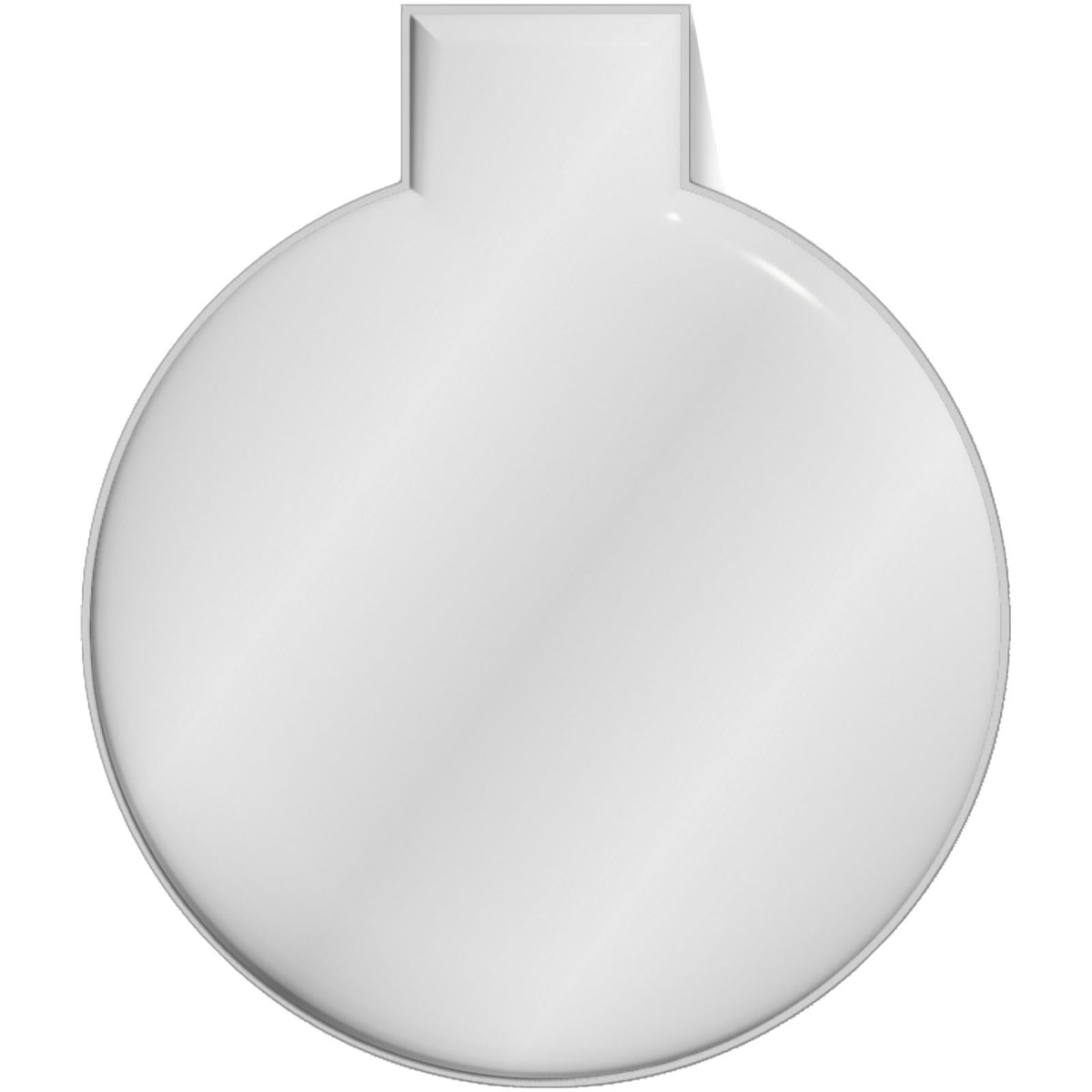 RFX™ M 10 Runder, reflektierender TPU Magnet, groß – Weiss