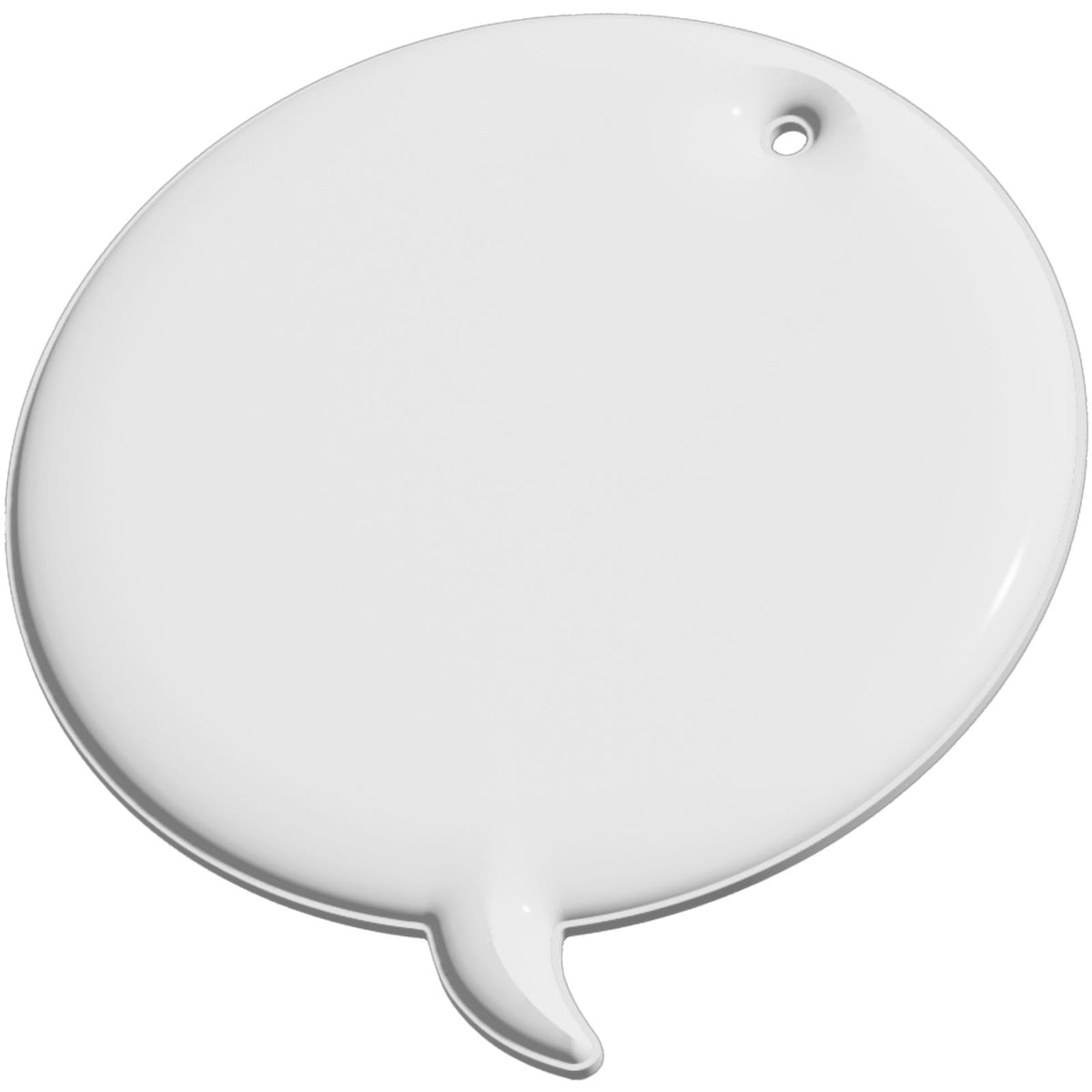 RFX™ H 09 Reflektierender Callout TPU Anhänger – Weiss