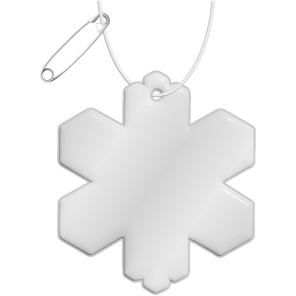 RFX™ H 10 Reflektierender TPU Anhänger Schneeflocke