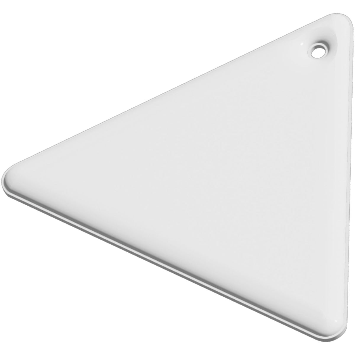 RFX™ H 12 Dreieckiger reflektierender TPU Anhänger – Weiss