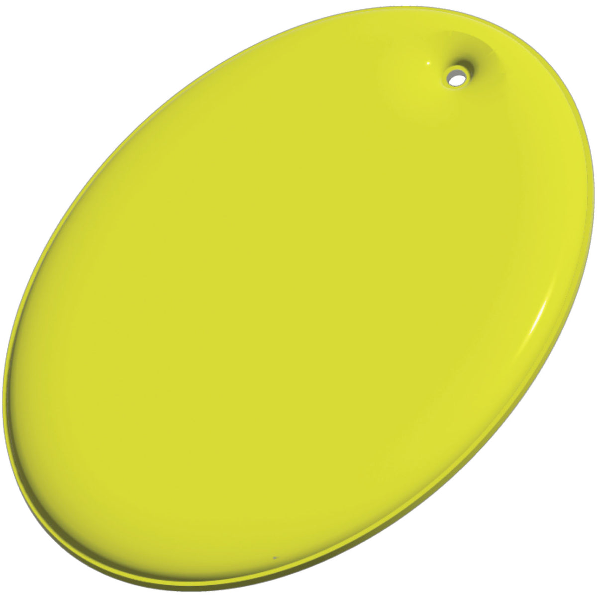 RFX™ H 12 ovaler reflektierender TPU Anhänger – Neongelb