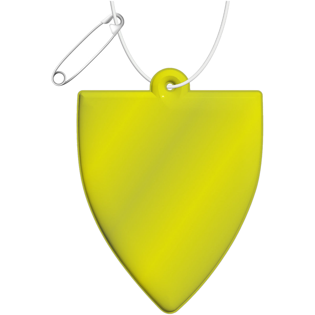 RFX™ H 12 reflektierender PVC Koffer Anhänger – Neongelb