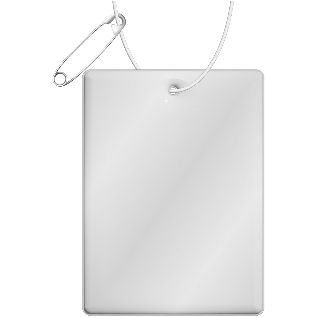 RFX™ rH 12 echteckiger reflektierender PVC Anhänger groß