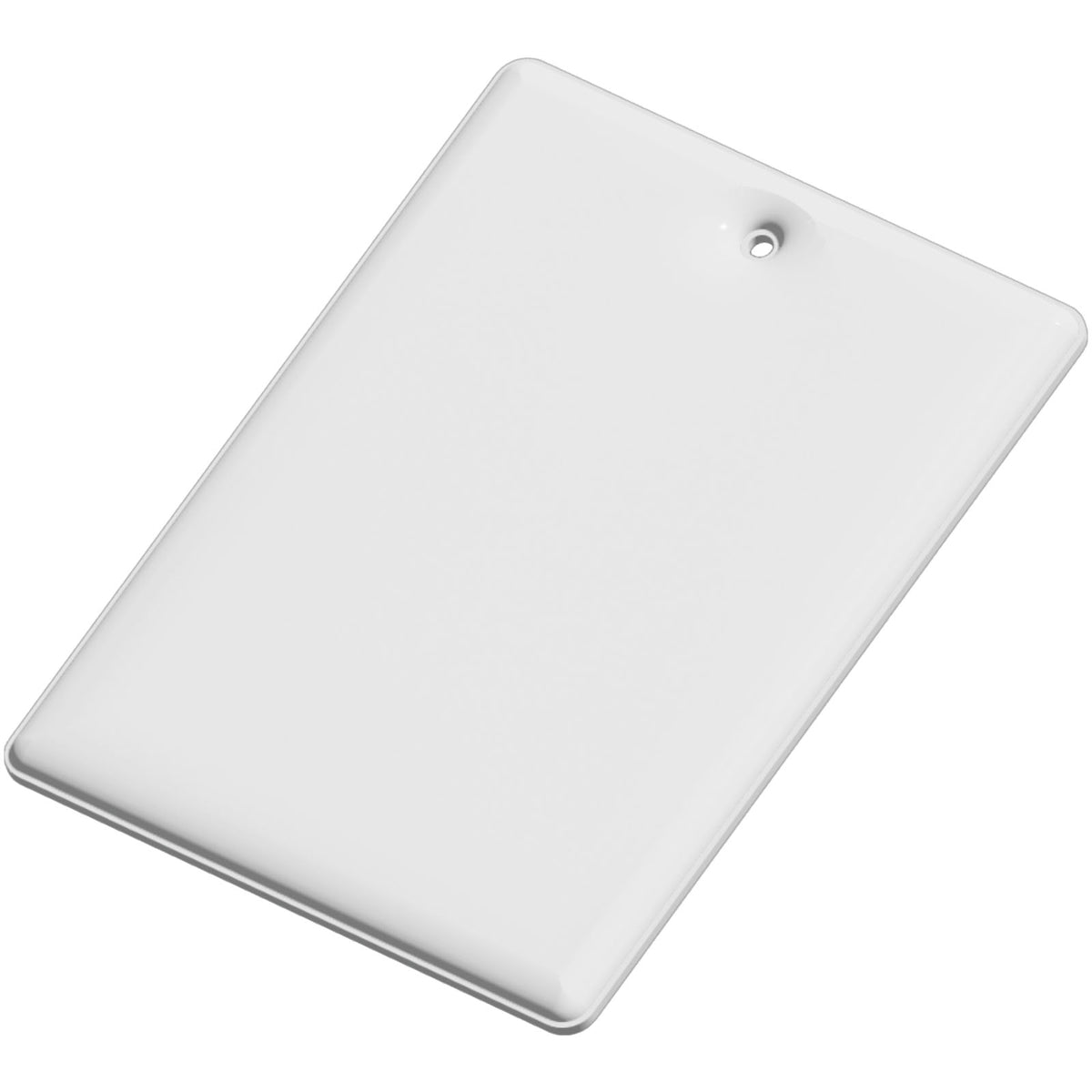 RFX™ rH 12 echteckiger reflektierender PVC Anhänger groß – Weiss