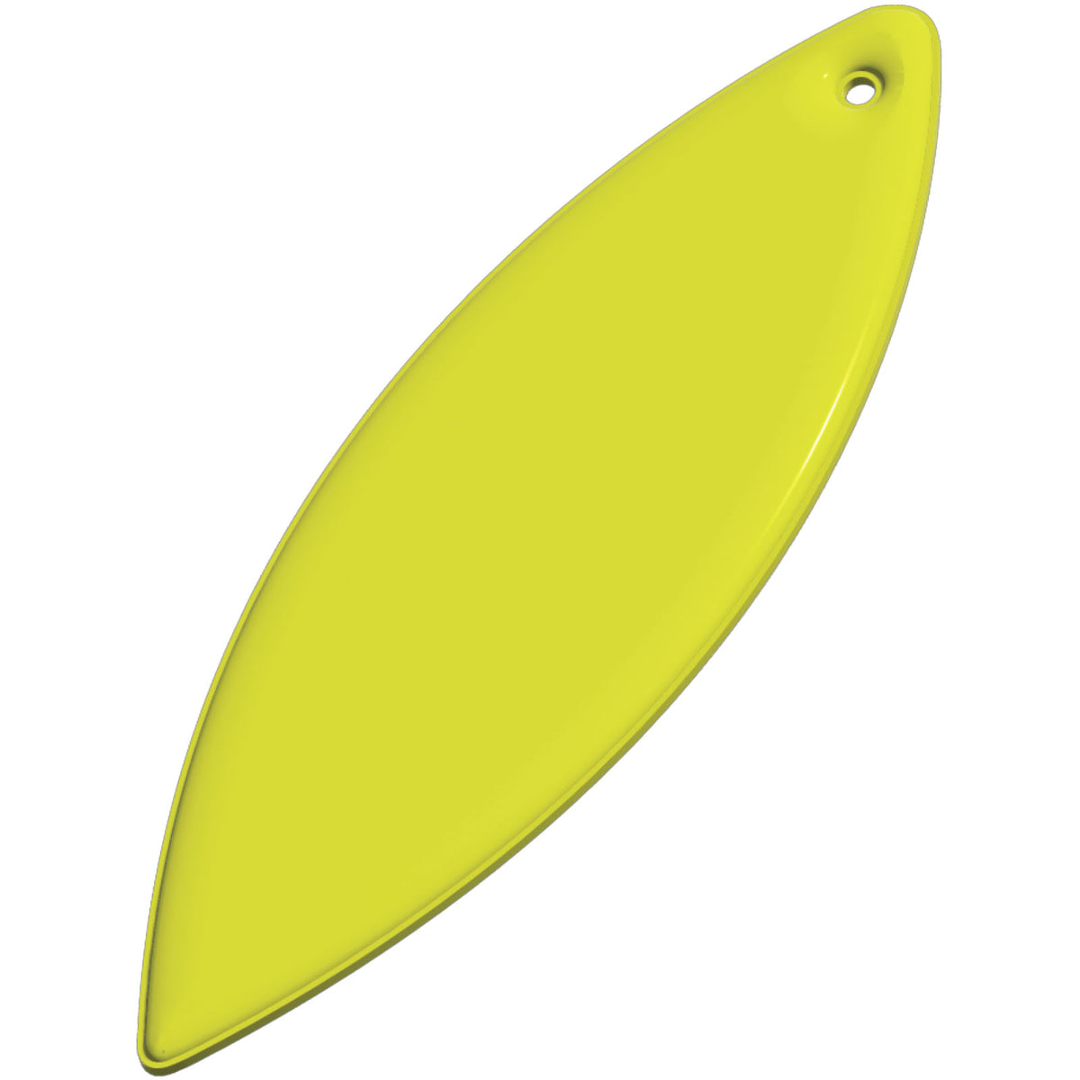 RFX™ H 12 ellipsenförmiger reflektierender PVC Anhänger – Neongelb