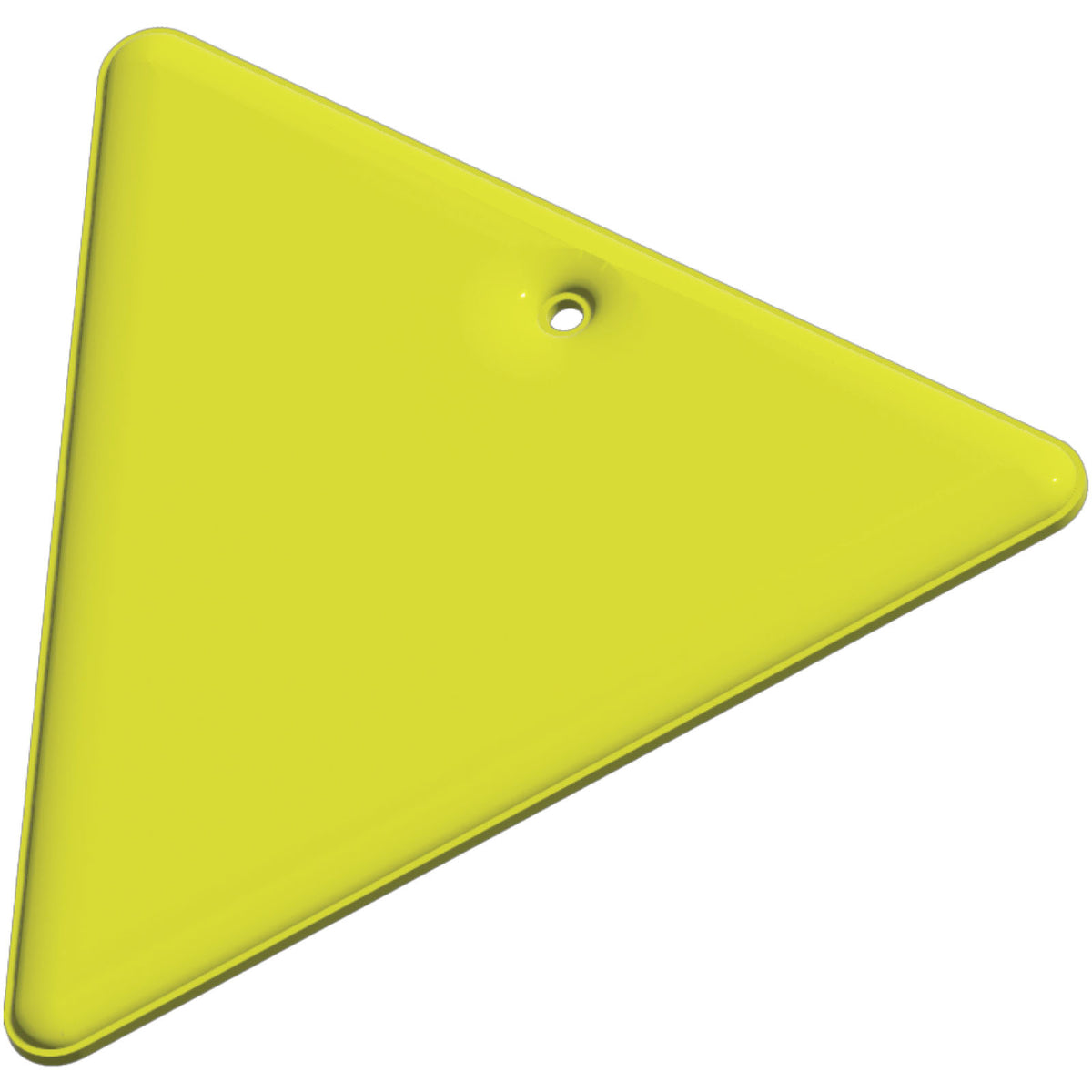 RFX™ H 12 reflektierender PVC Anhänger Dreieck – Neongelb