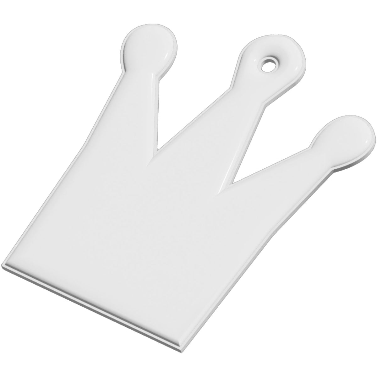 RFX™ H 12 reflektierender TPU Anhänger Krone – Weiss