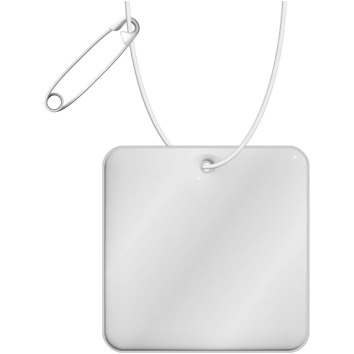 RFX™ H 20 quadratischer reflektierender PVC Anhänger
